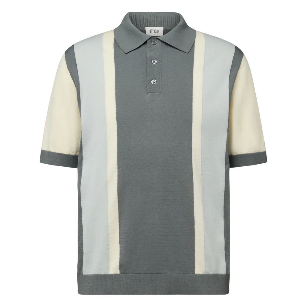 Drykorn Men's Green Polo Shirts, L, Tamian 10 Polo Shirt