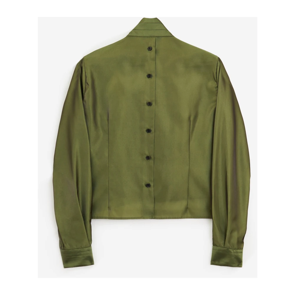Comme des Garçons Stijlvolle Overhemden Collectie Green Dames