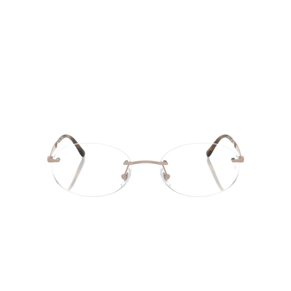 Ray-Ban Unisex Pink Glasses, 52 Mm, Eyeglasses