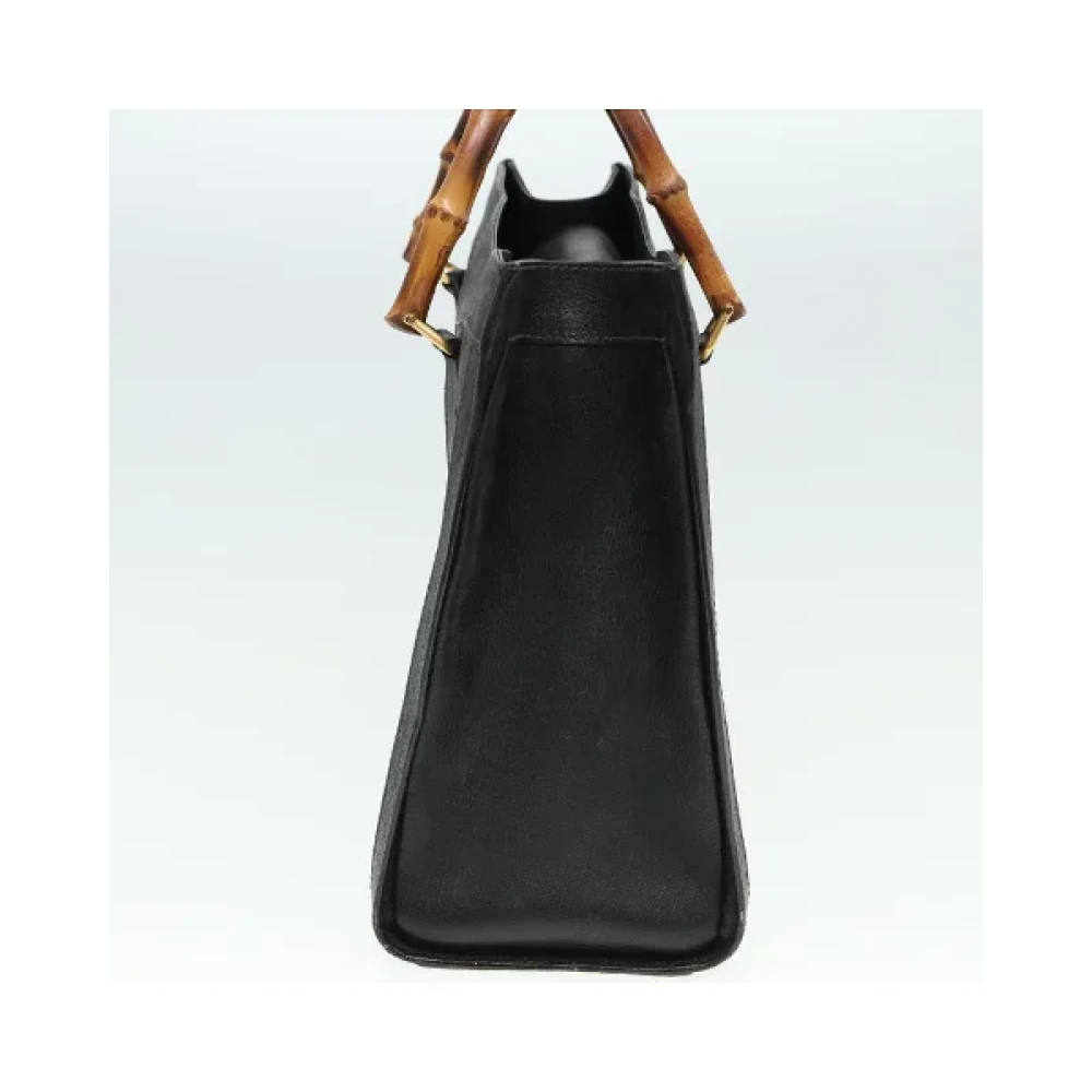 Gucci Vintage Pre-owned Leather handbags Black Dames