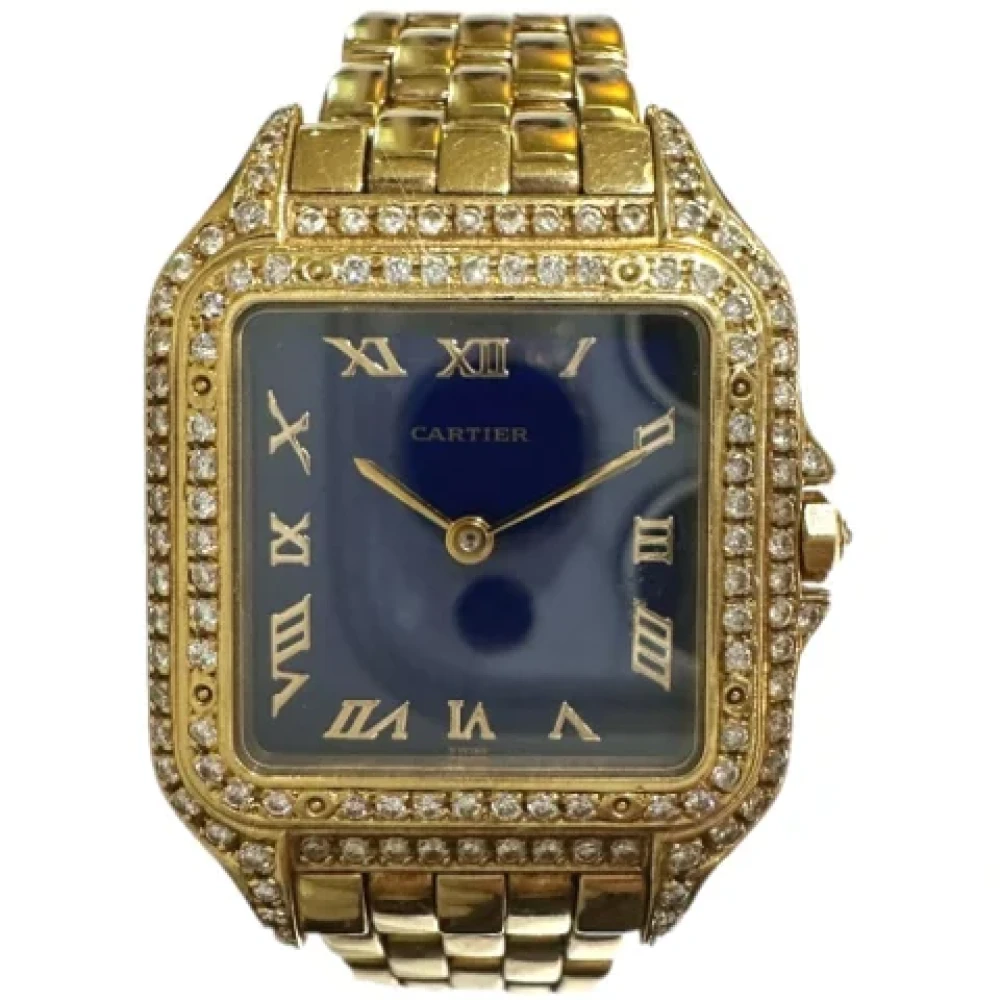 Cartier Vintage Pre-owned Guld klockor Yellow, Herr