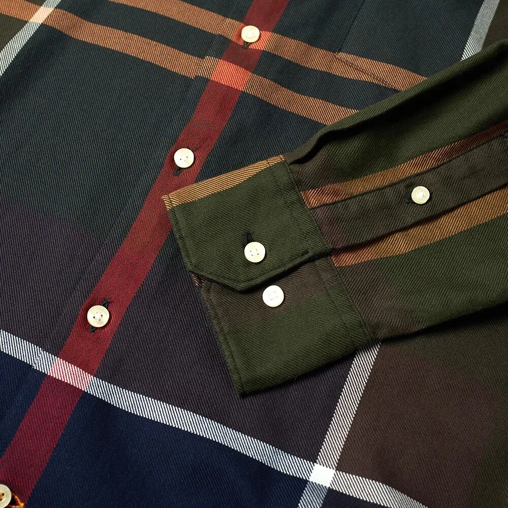 Barbour Klassieke Tartan Getailleerde Overhemd Multicolor Heren