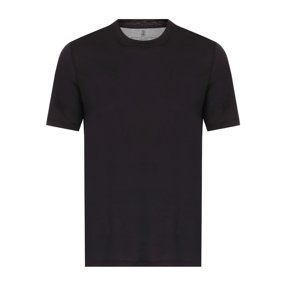 BRUNELLO CUCINELLI Stijlvolle T-shirts Collectie Black Heren