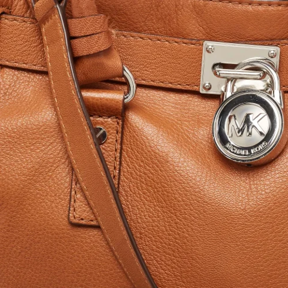 Michael Kors Pre-owned Leather totes Brown Dames