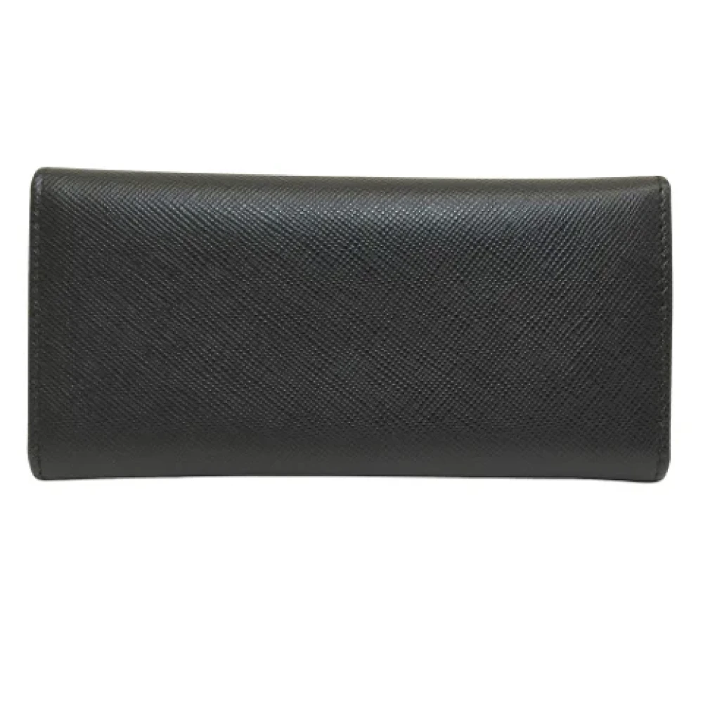 Prada Vintage Pre-owned Leather key-holders Black Unisex
