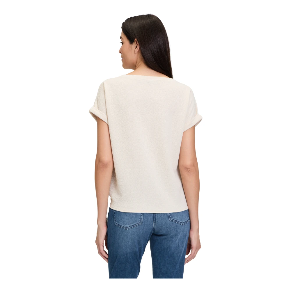 Betty Barclay Shirt met strik knoop Beige Dames