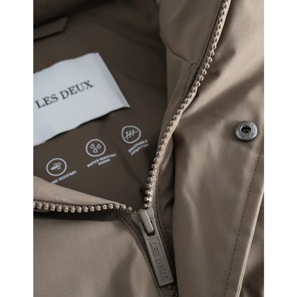 Les Deux Mountain Grey Puffer Jacket Gray Heren