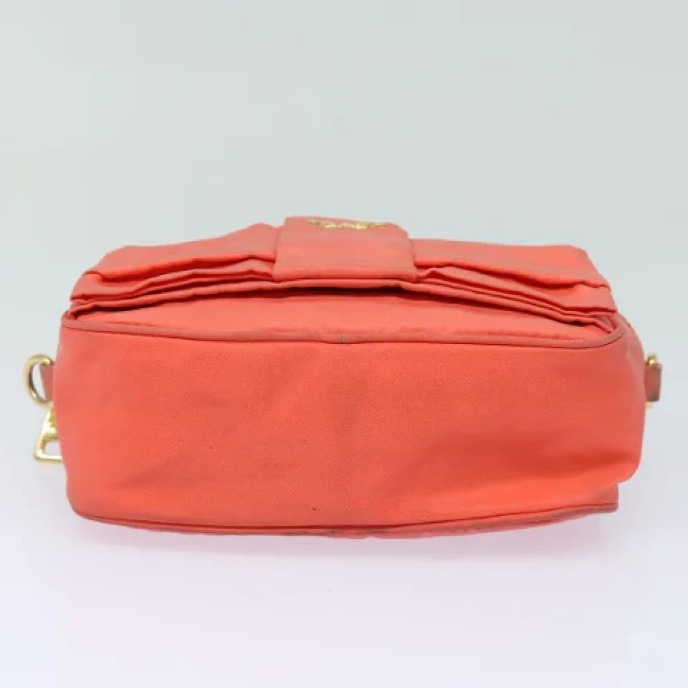 Prada Vintage Pre-owned Fabric prada-bags Orange Dames