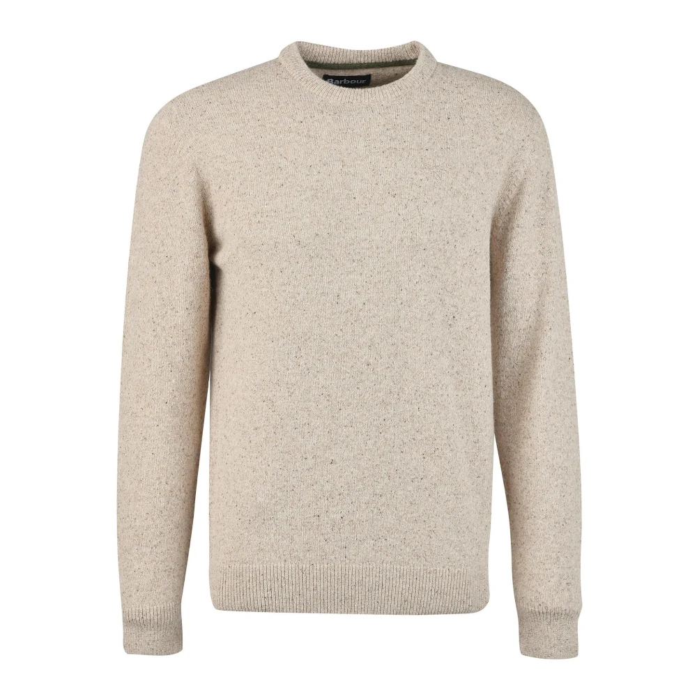Barbour Zachte en warme wollen trui Beige Heren