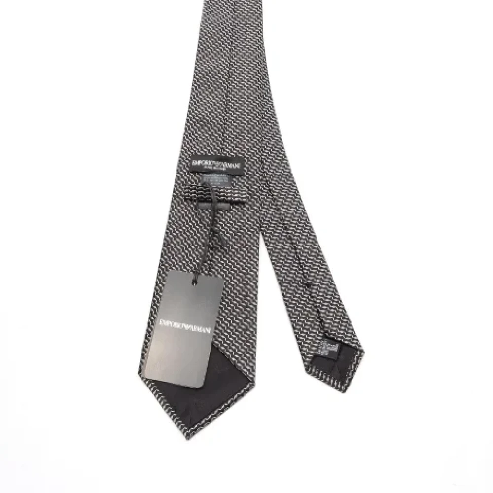 Armani Pre-owned Canvas home-office Gray Heren