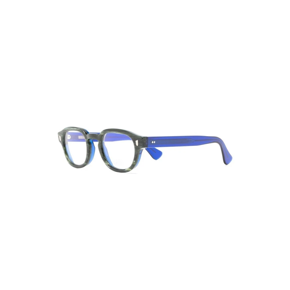 Cutler And Gross Men's Blue Glasses, 47 Mm, Green Optical Frame For Everyday Use