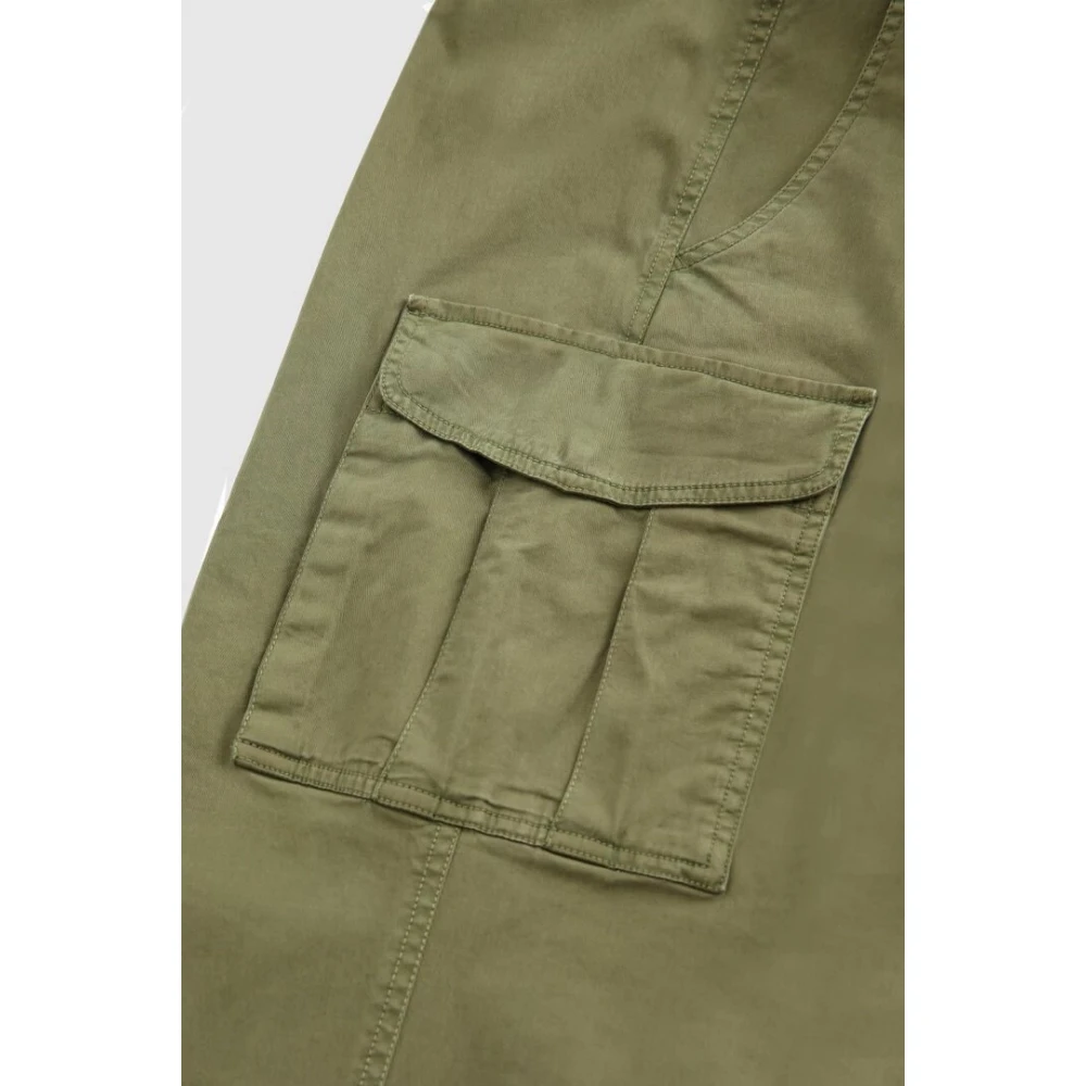 Woolrich Smal toelopende broek Green Heren