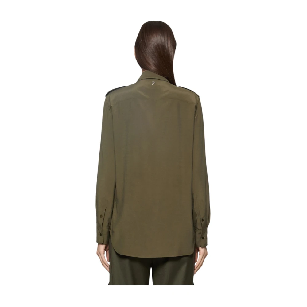 Dondup Stijlvolle Shirt voor Mannen Green Dames