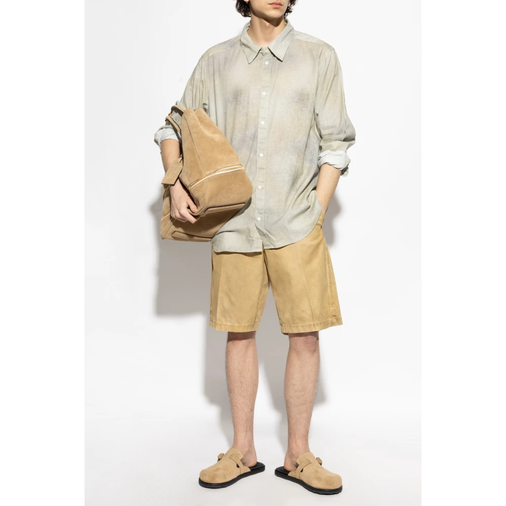 Diesel Shirt S-Leie-Short Beige Heren