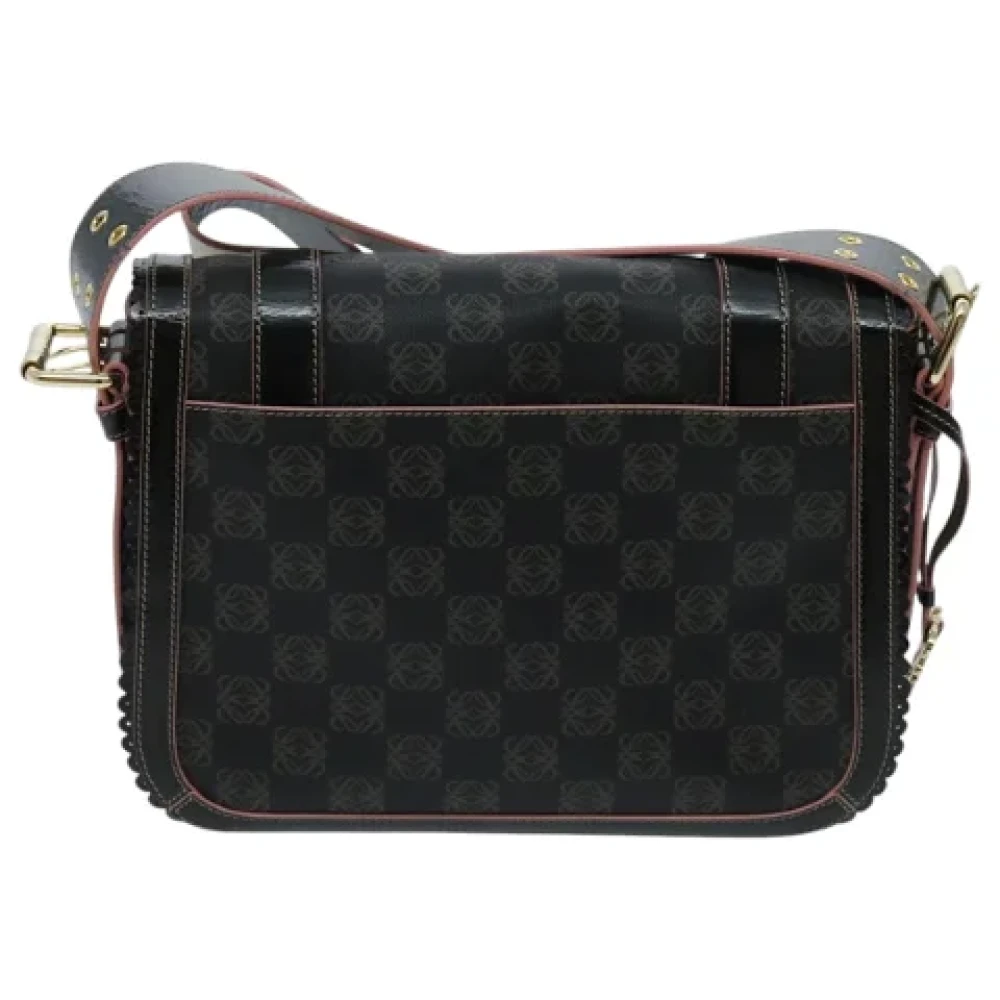 Loewe Pre-owned Leather shoulder-bags Black Dames