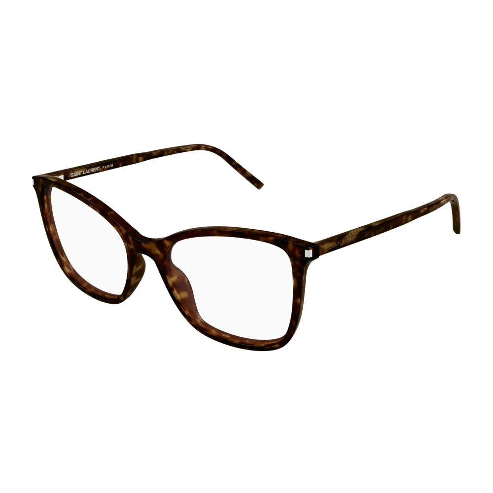 Saint Laurent Women's Brown Glasses, 55 Mm, Cat-Eye Optical Frame