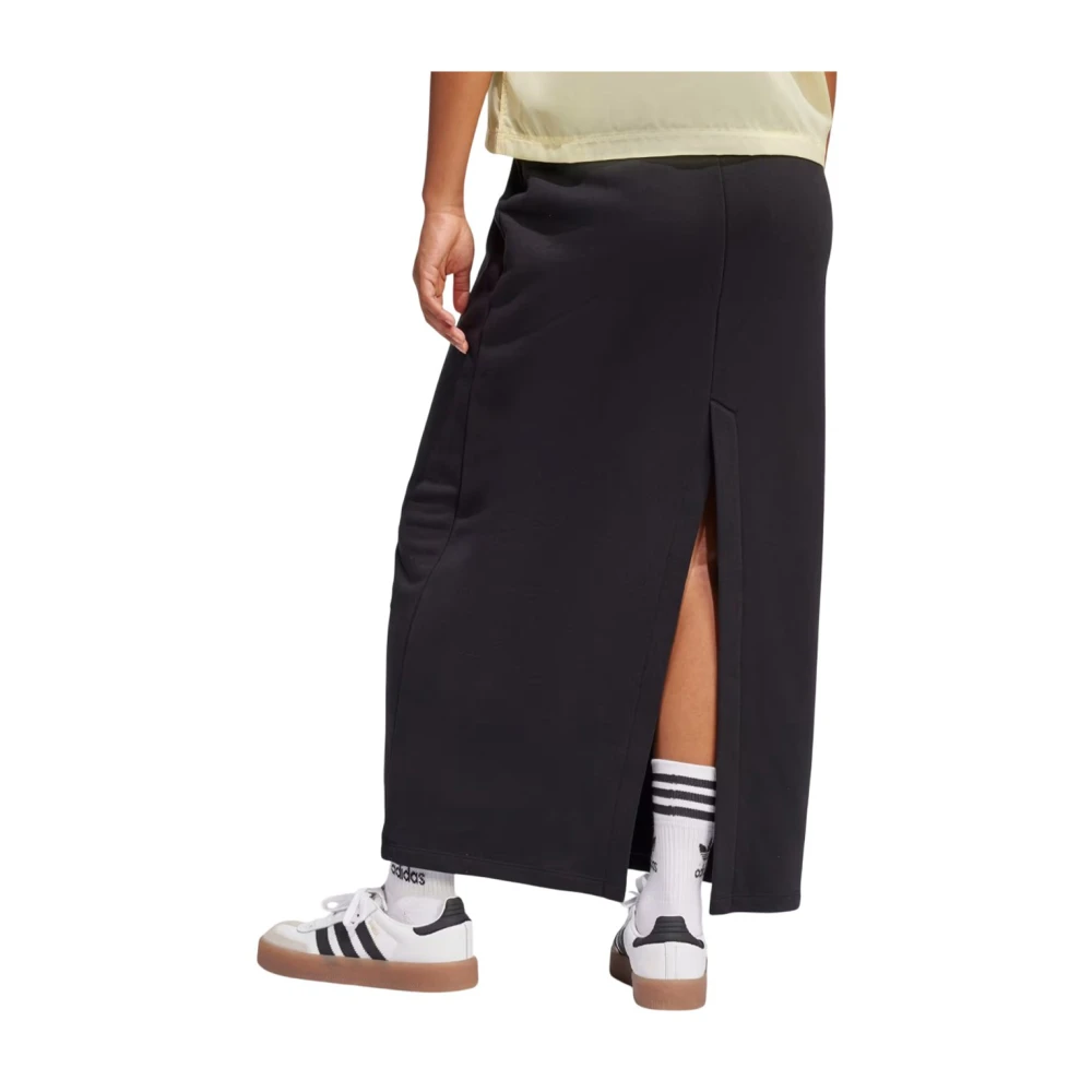 Adidas Lange rok van Franse terry-stof Black Dames
