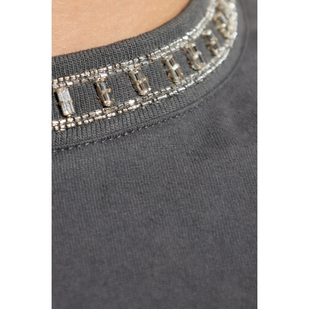 Golden Goose Mouwloze Top Gray Dames
