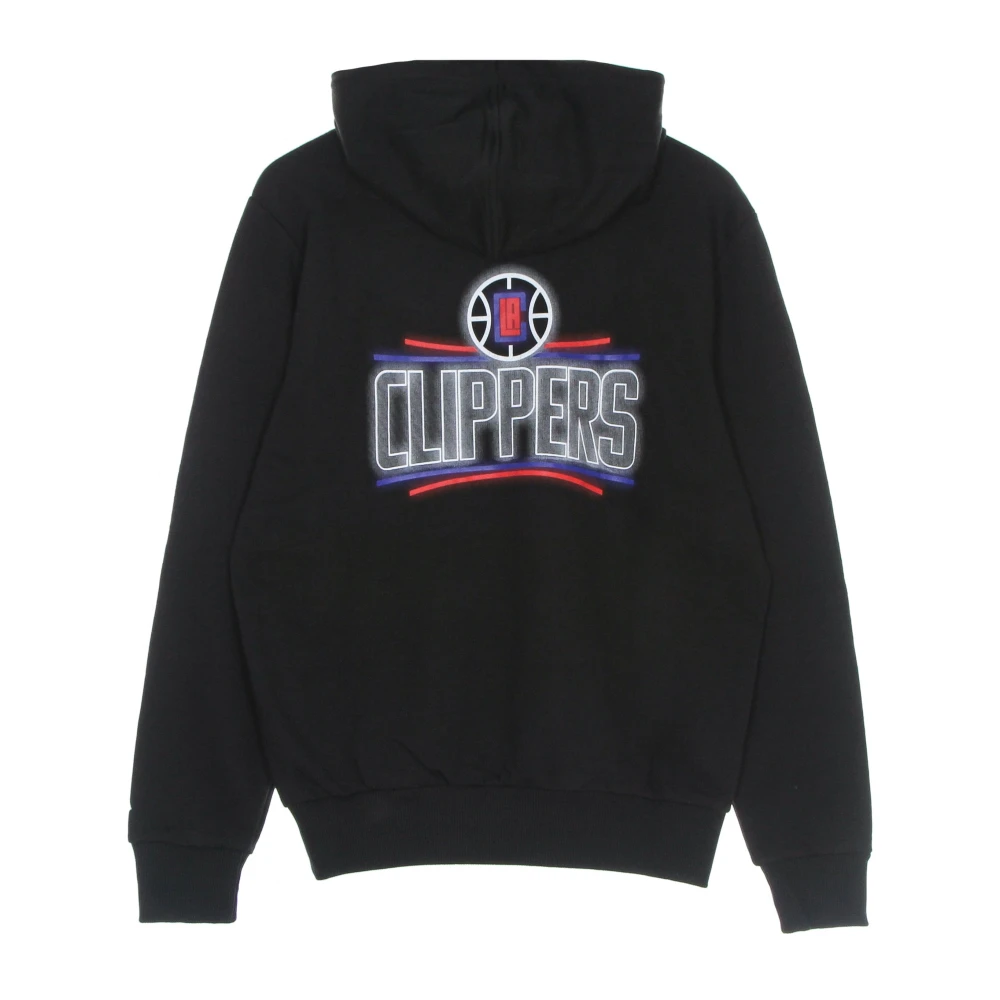 new era NBA Neon LA Clippers Hoodie Black Heren
