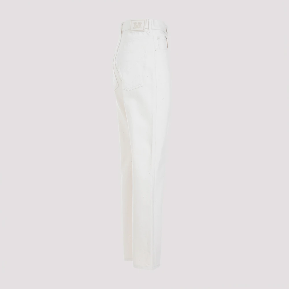 Max Mara Wide Trousers White Dames