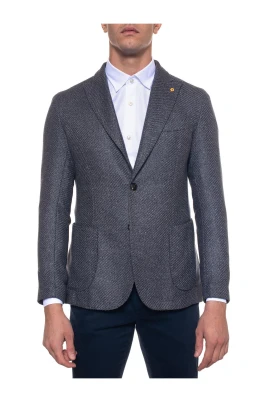 Capri Okonstruerad-ofodrad Blazer med 2 Knappar