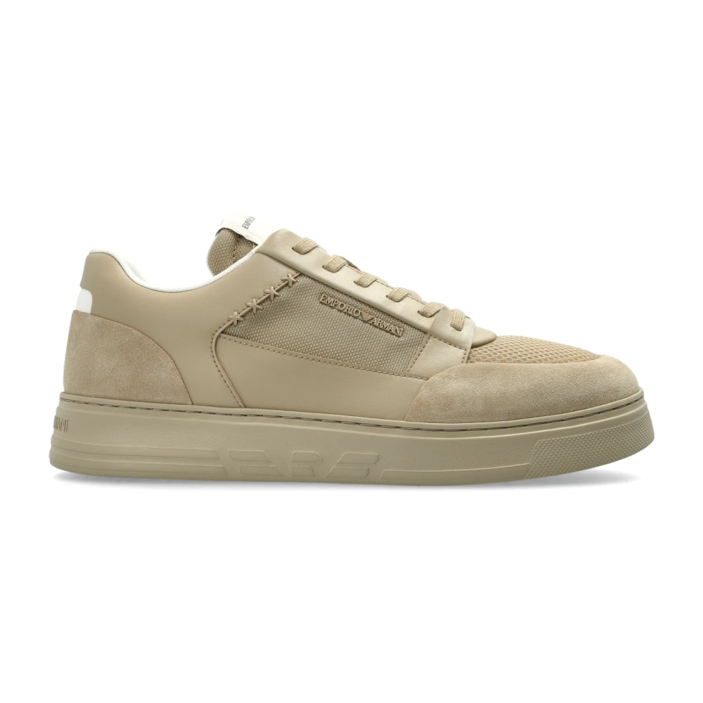 Emporio Armani Herren Beige Schuhe, 43 1/2 Eugröße:
