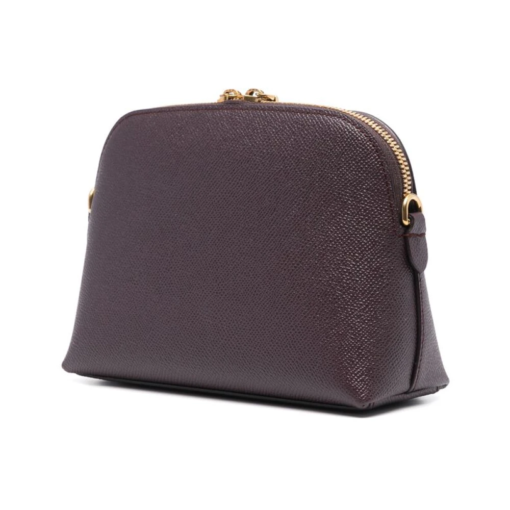 Dolce & Gabbana Donkerpaarse Schoudertas met Ketting Purple Dames