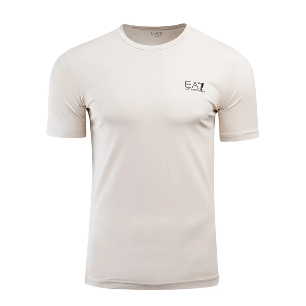 Emporio Armani EA7 Heren T-shirt in beige Heren