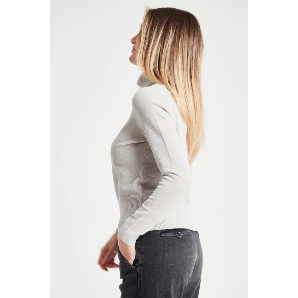 RRD Velvet Turtleneck Beige Dames