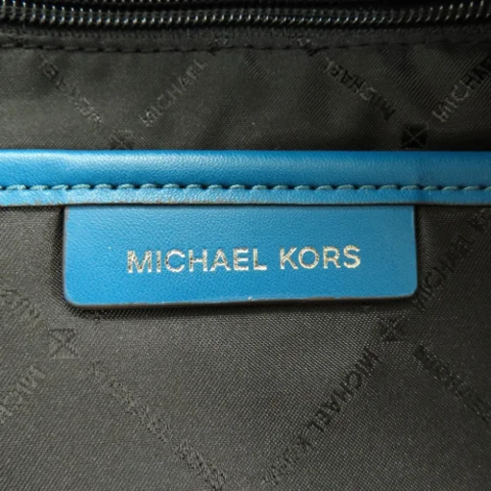 Michael Kors Pre-owned Fabric backpacks Blue Dames