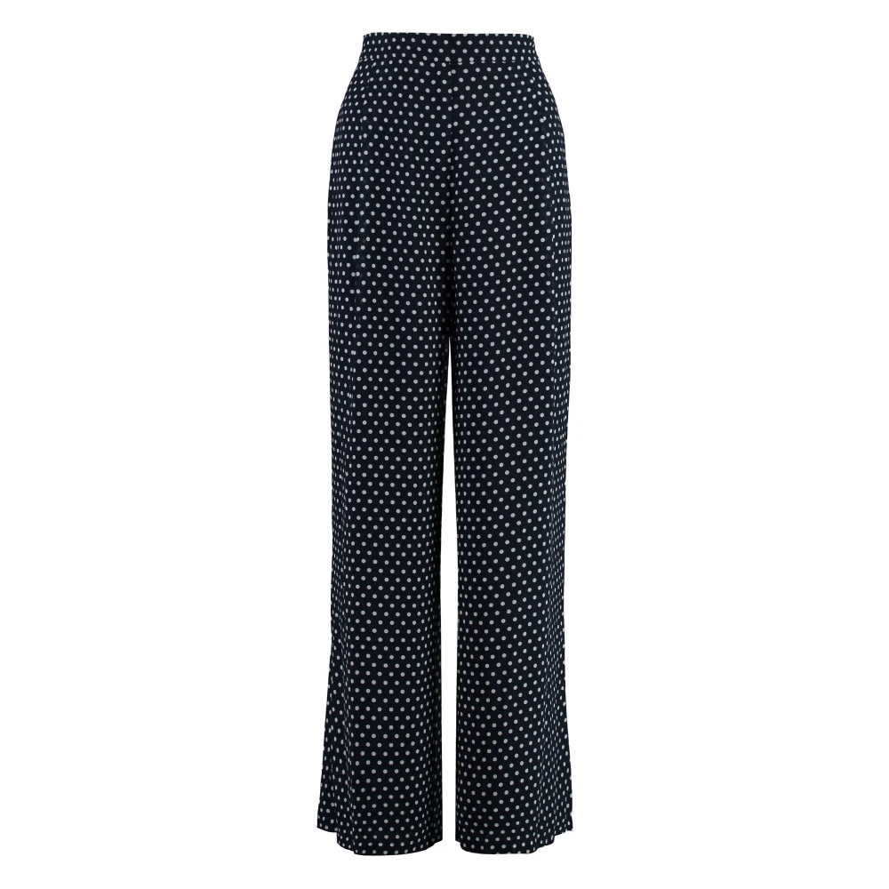 Michael Kors Wijde Polka Dot Georgette Broek Multicolor Dames