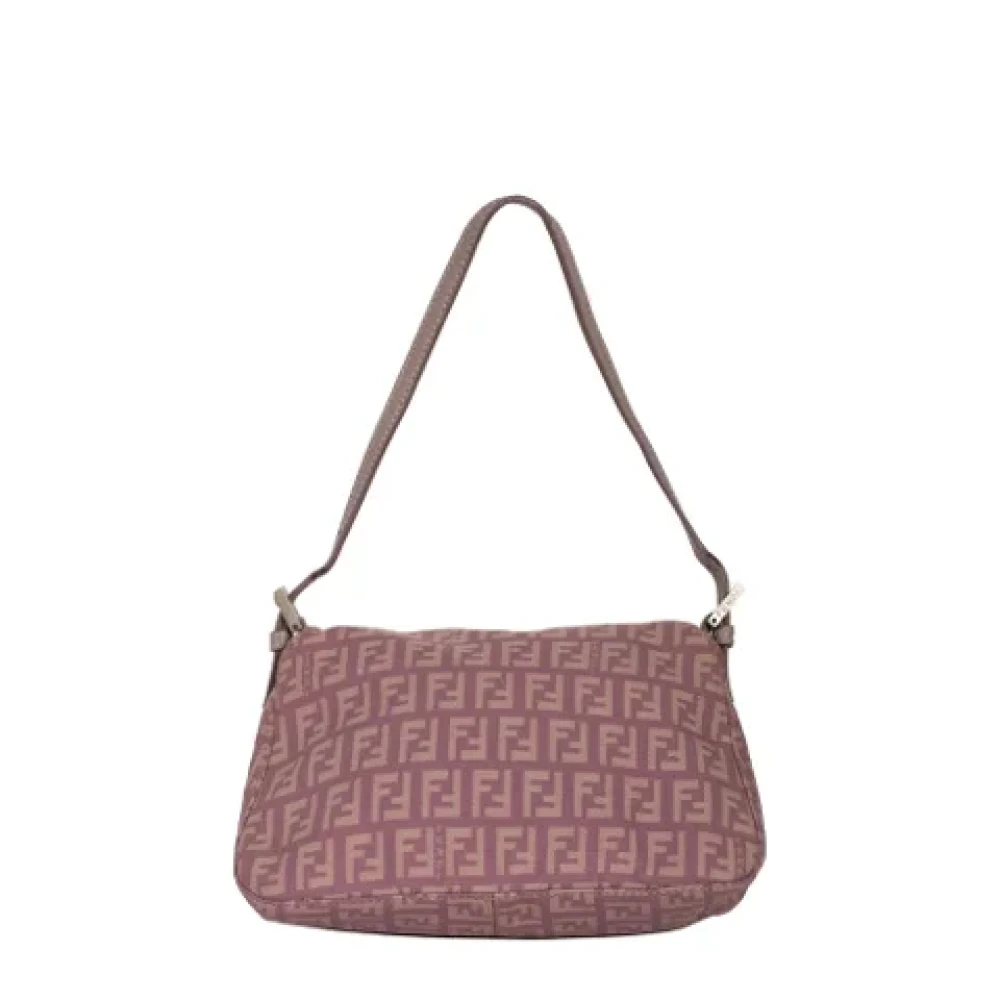 Fendi Vintage Pre-owned Canvas fendi-bags Purple Dames