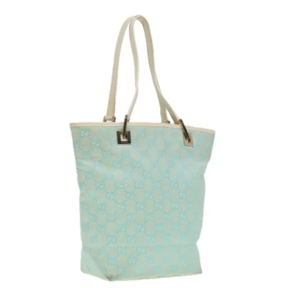 Gucci Vintage Pre-owned Canvas totes Blue Dames