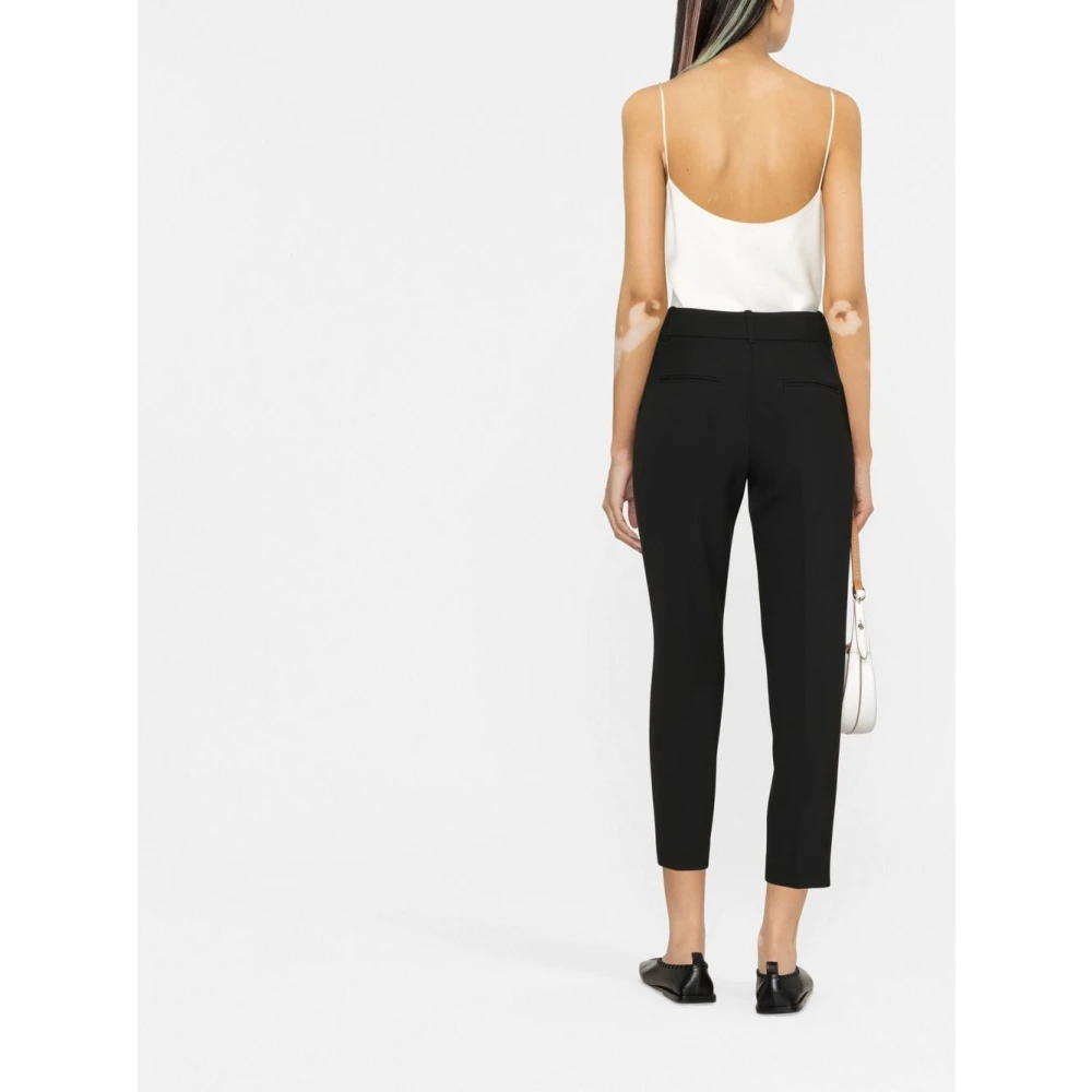 PESERICO Zwarte Broek Aw24 Damesmode Black Dames