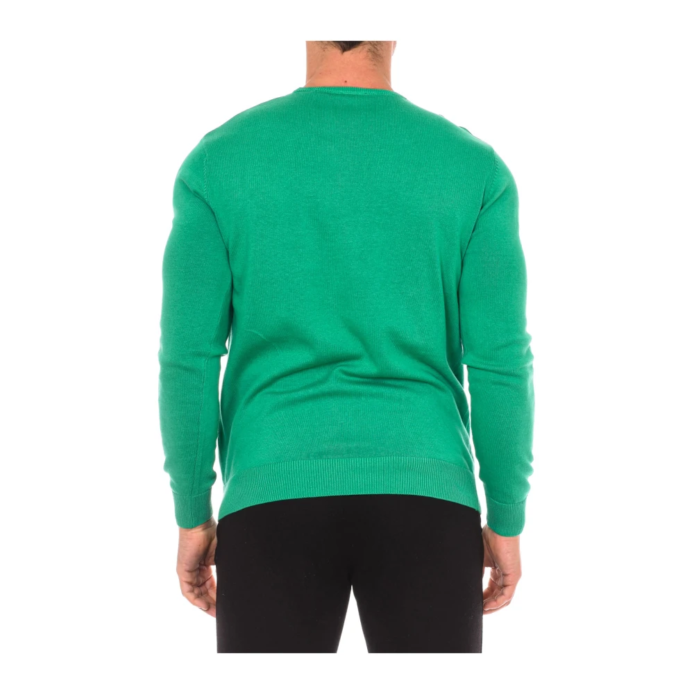U.s. Polo Assn. Ronde Hals Lange Mouw Jersey Green Heren