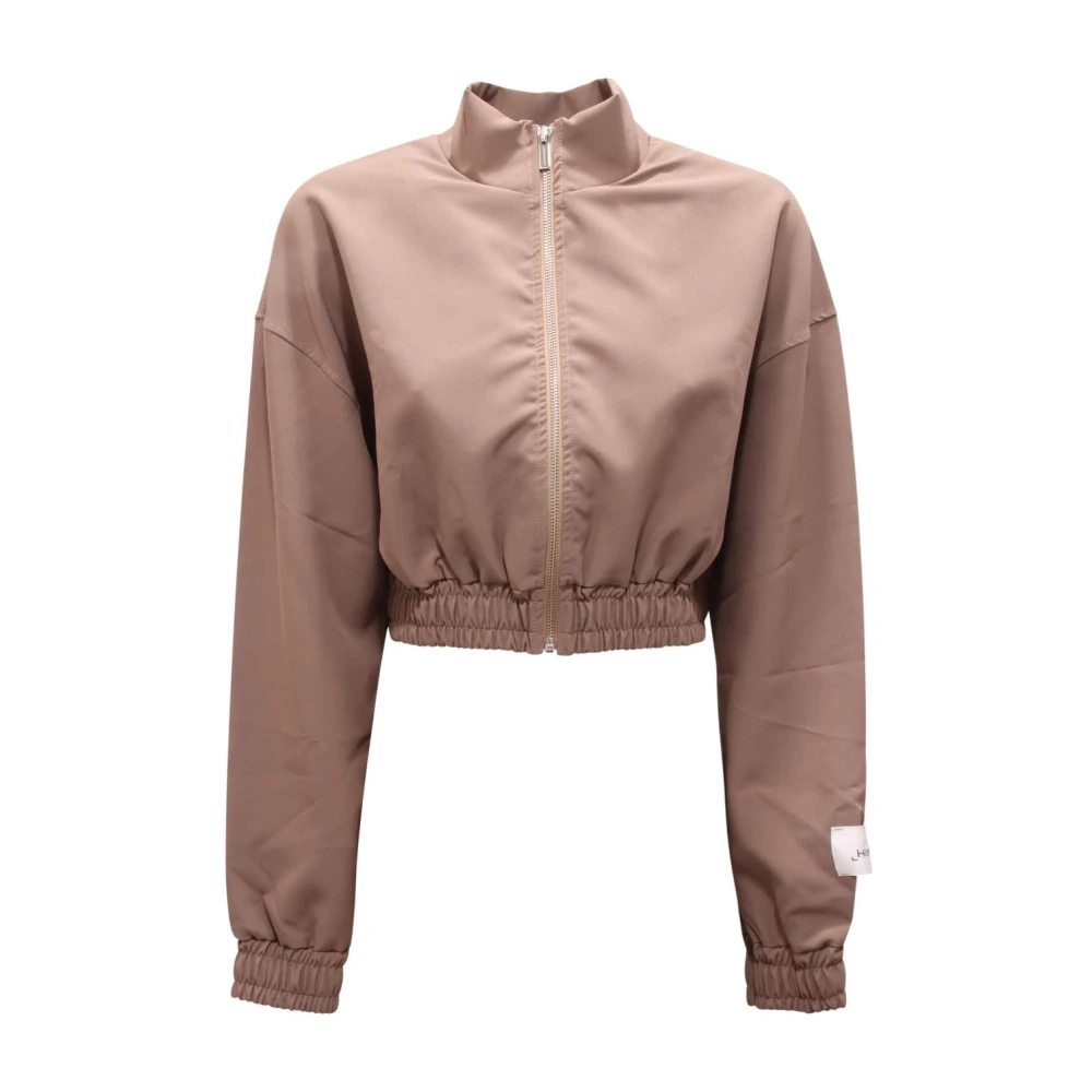 Hinnominate Men's Brown Felpa Crop Wo Sweatshirt
