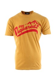 Cool Fit Pomarańczowa Bawełniana Koszulka dla Mężczyzn