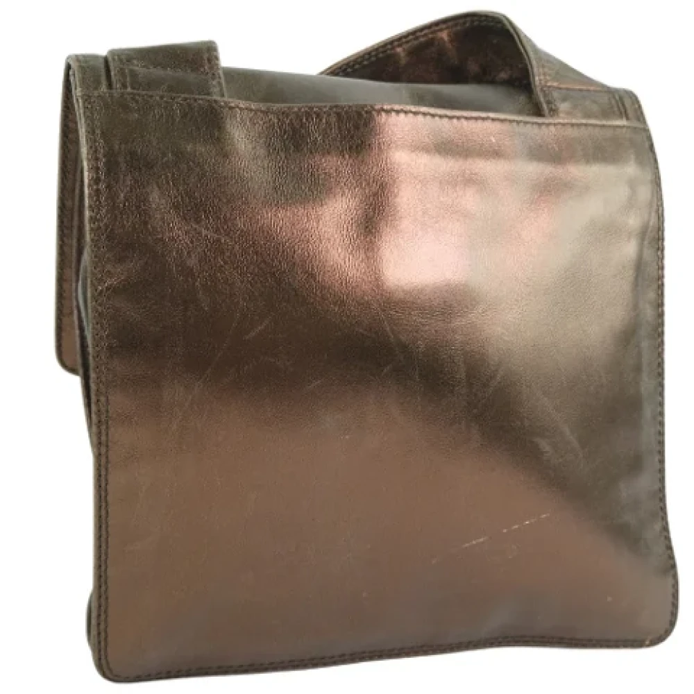 Chanel Vintage Pre-owned Leather shoulder-bags Brown Dames