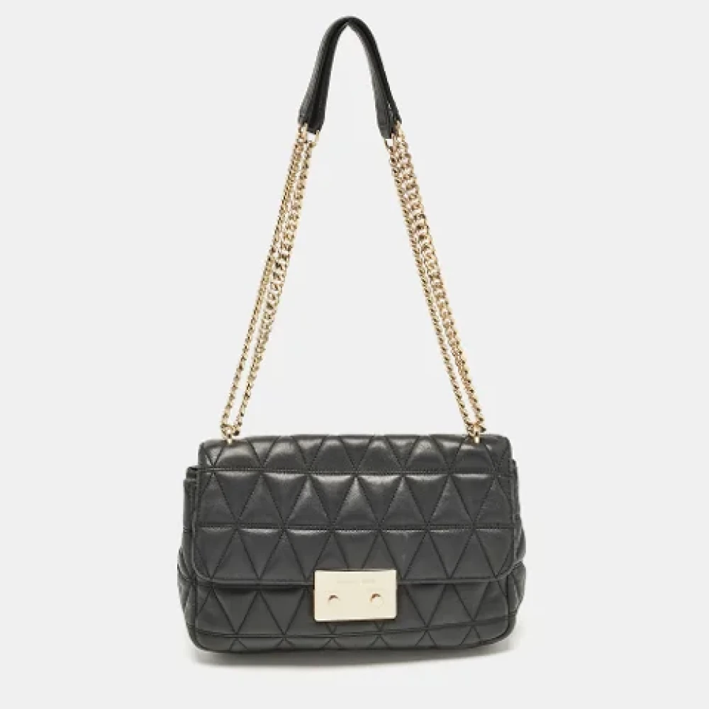 Michael Kors Pre-owned Leather shoulder-bags Black Dames