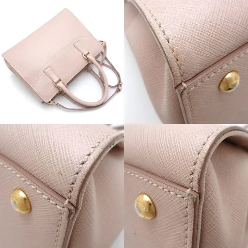 Salvatore Ferragamo Pre-owned Leather handbags Pink Dames
