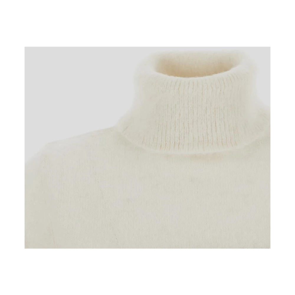 Lardini Stijlvolle Turtleneck Gebreide Kleding voor Mannen Beige Dames
