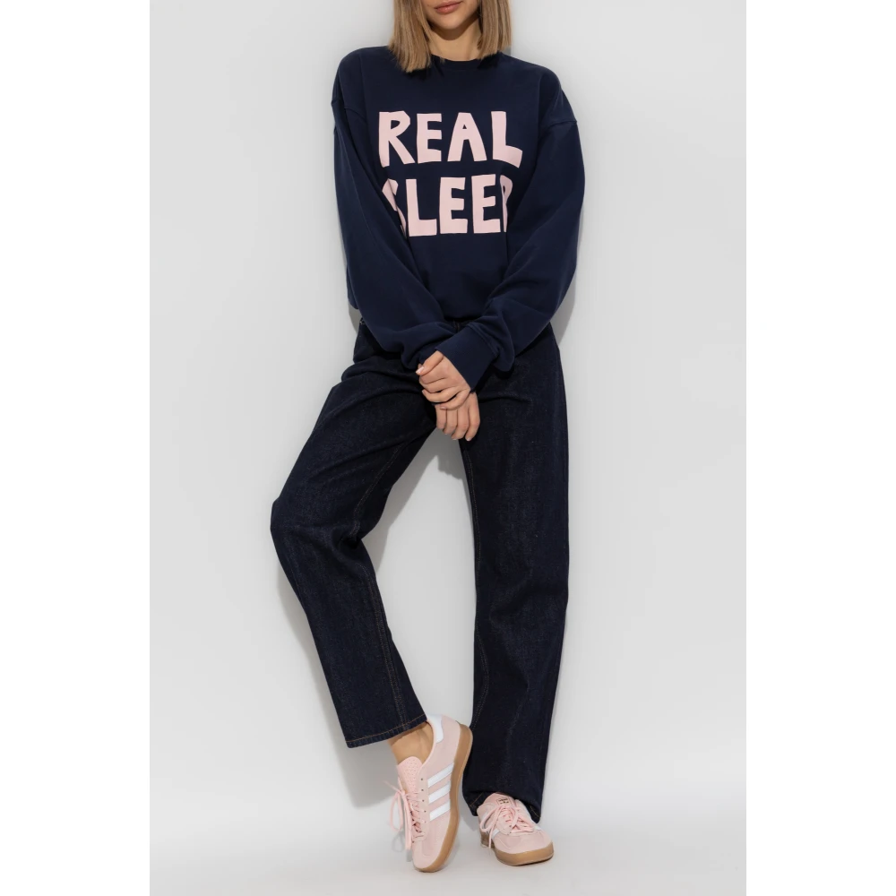 JW Anderson Logo sweatshirt Blue Dames