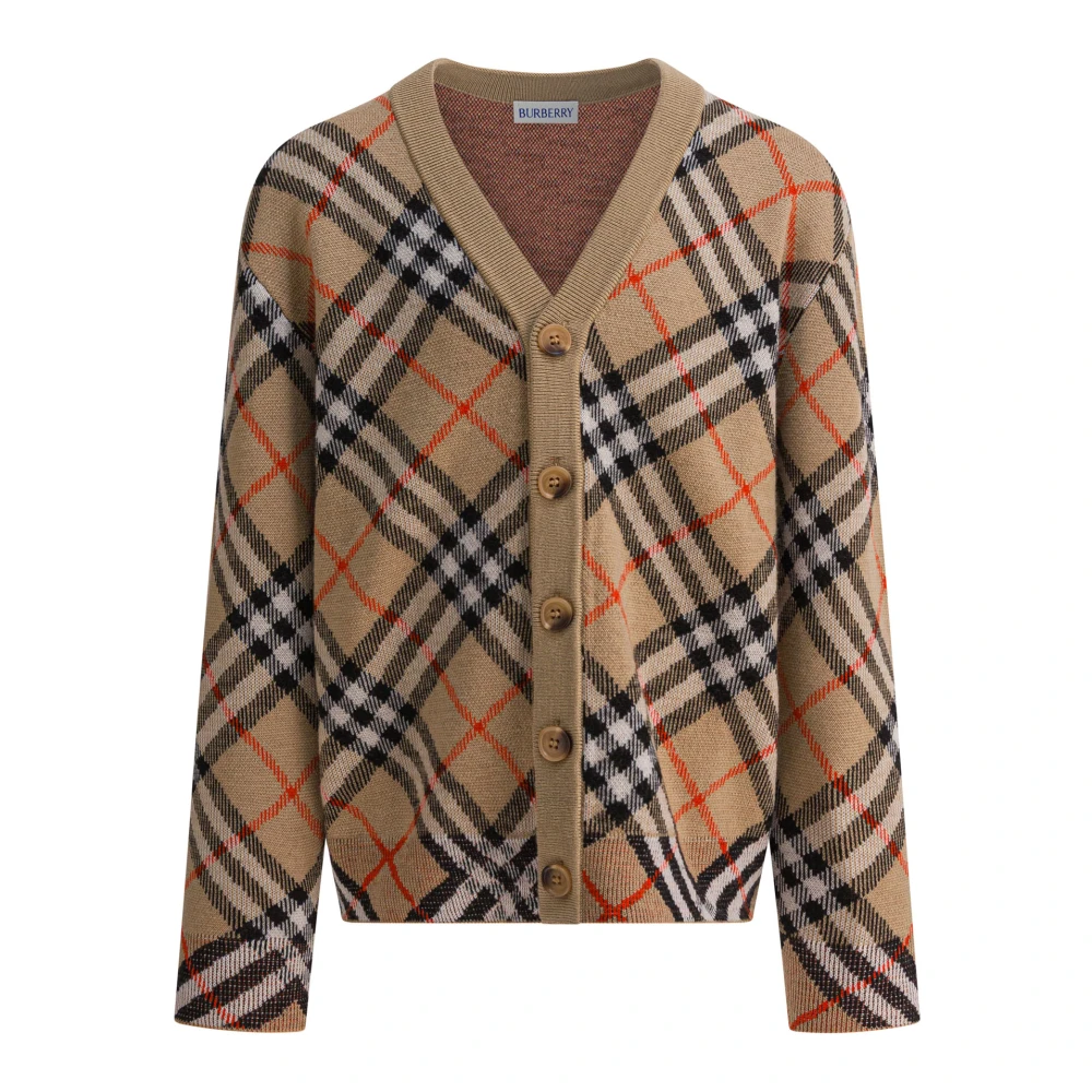 Burberry Men's Beige Stylish Knitwear Aw25