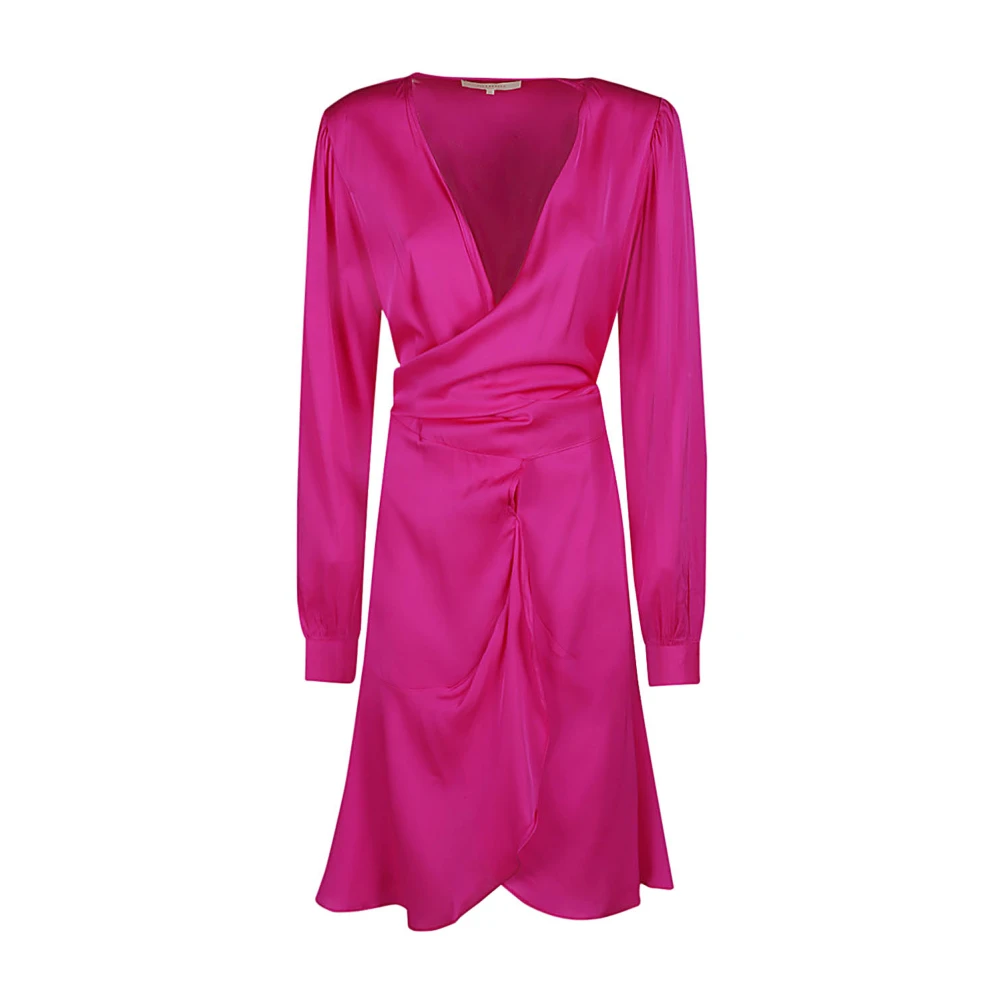 Silk95Five Wrap Dresses Pink Dames
