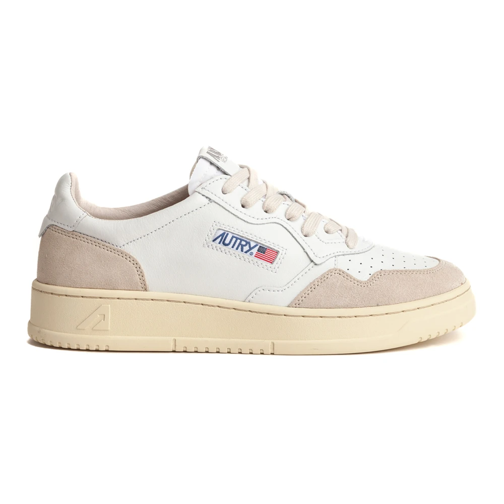 Autry Men's White Medalist Low - Sneakers - 11 Uk - Shoes