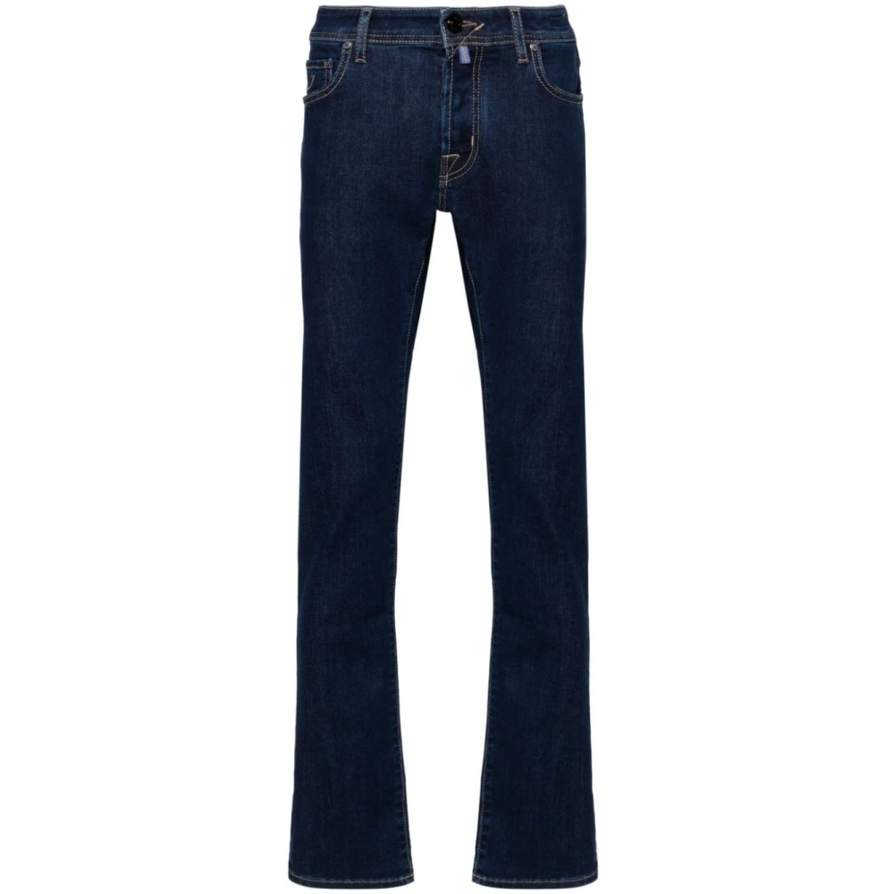 Jacob Cohën Slim Fit Indigo Blauwe Jeans Blue Heren