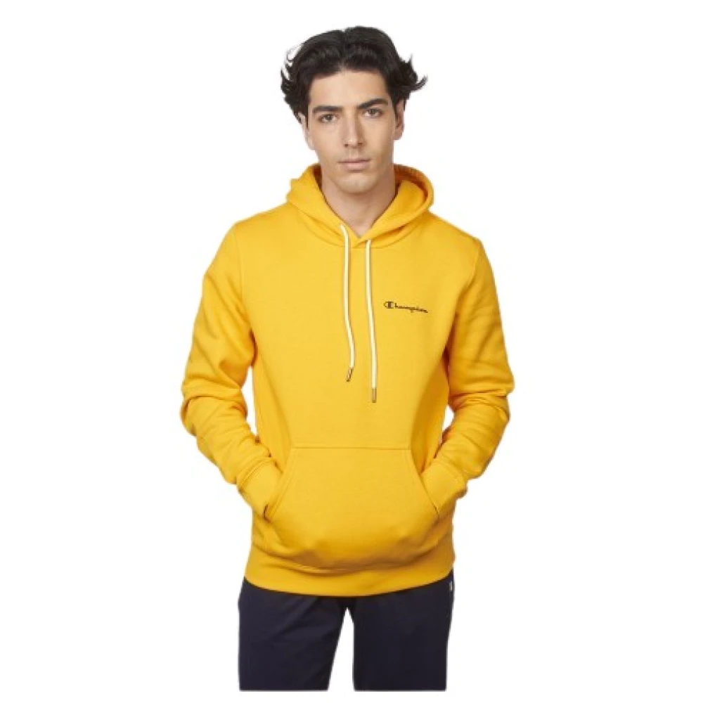 Champion Heren Fleece Sweatshirt Yellow Heren