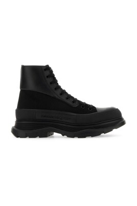canvas-and-leather-ankle-boots