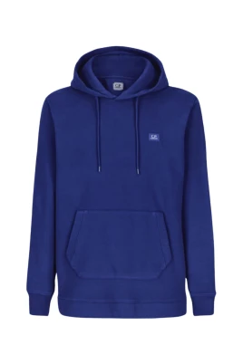 Borstad bomullsfleece huva tröja