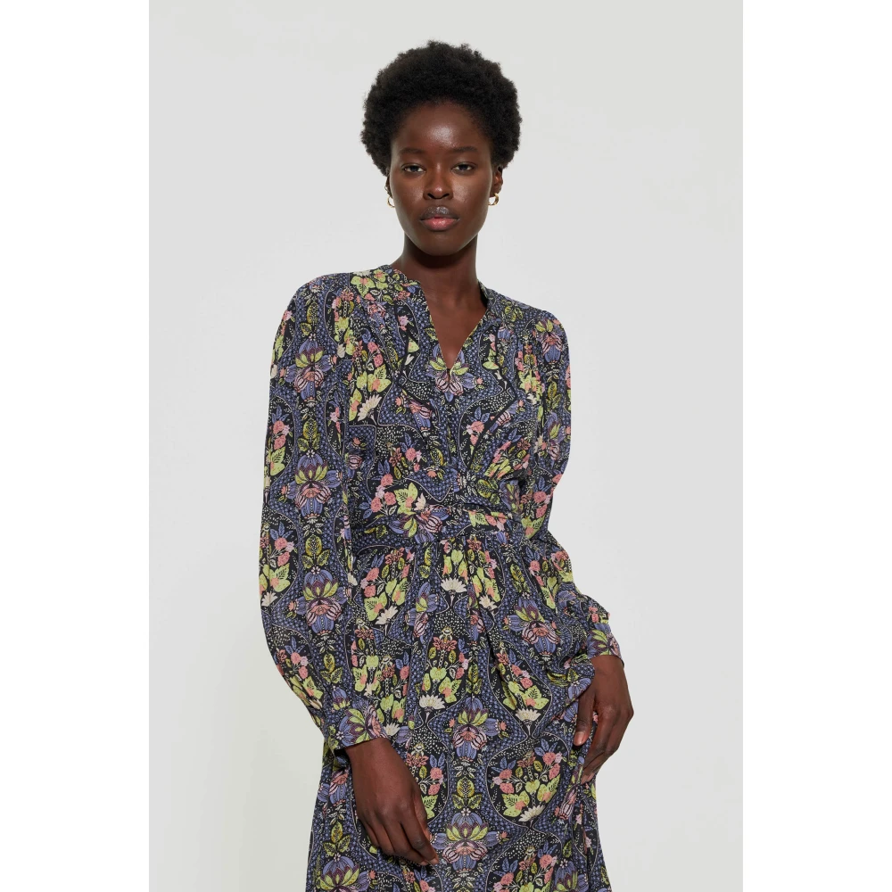 Antik batik Eros print maxi jurk Multicolor Dames